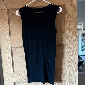 Enza Costa Classic Black Tank Top